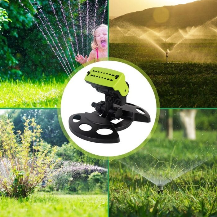 16 holes garden sprinkler 180 rotating image