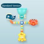 bath toy baby water game faucet shower rubber image