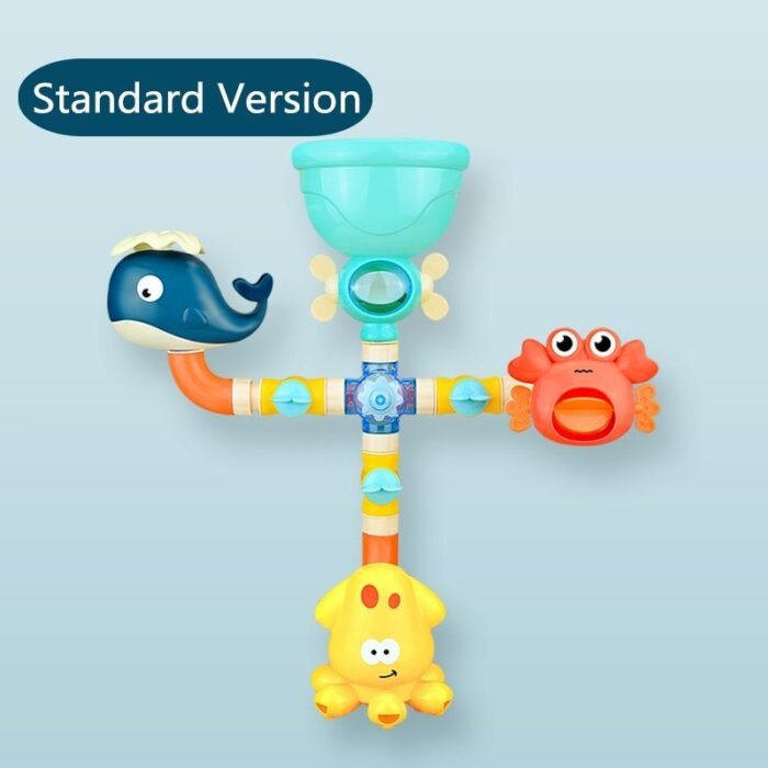bath toy baby water game faucet shower rubber image