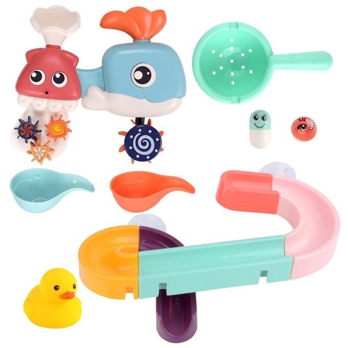 bath toy baby water game faucet shower rubber image