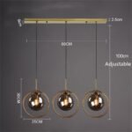 cognac smoky gray clear glass ball led image