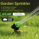 16 holes garden sprinkler 180 rotating image