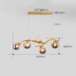 cognac smoky gray clear glass ball led image