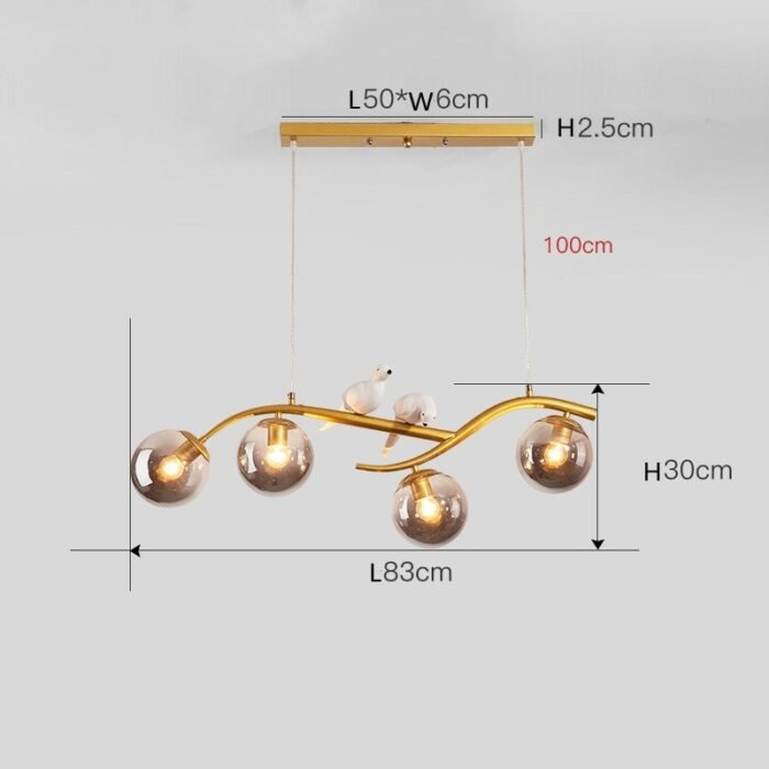 cognac smoky gray clear glass ball led image