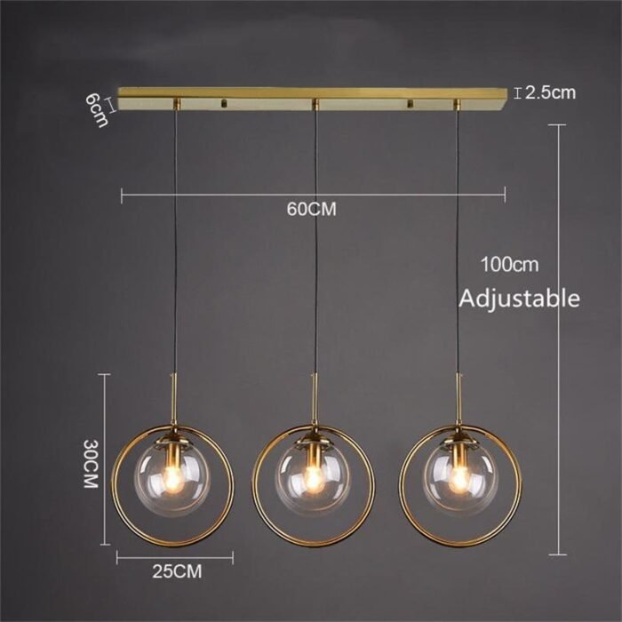cognac smoky gray clear glass ball led image