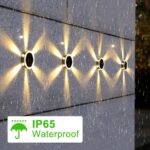 6led outdoor solar ground light for path lawn image