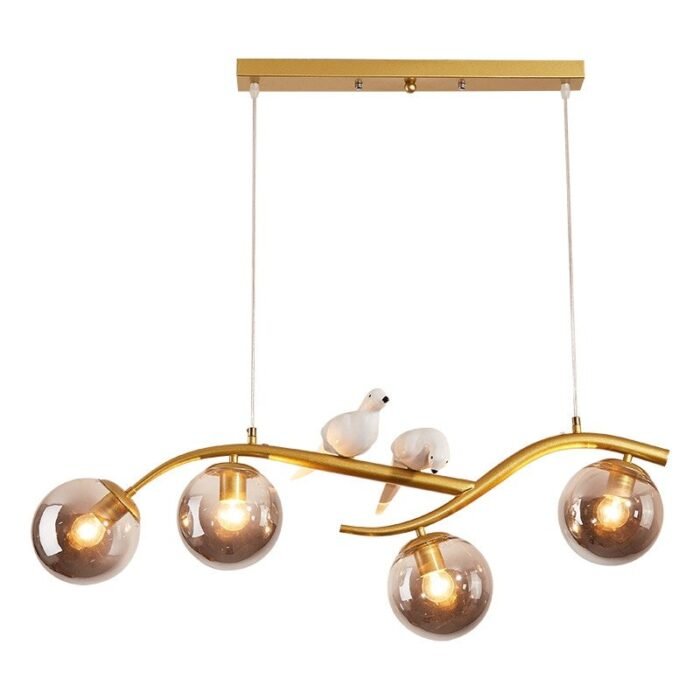 cognac smoky gray clear glass ball led image