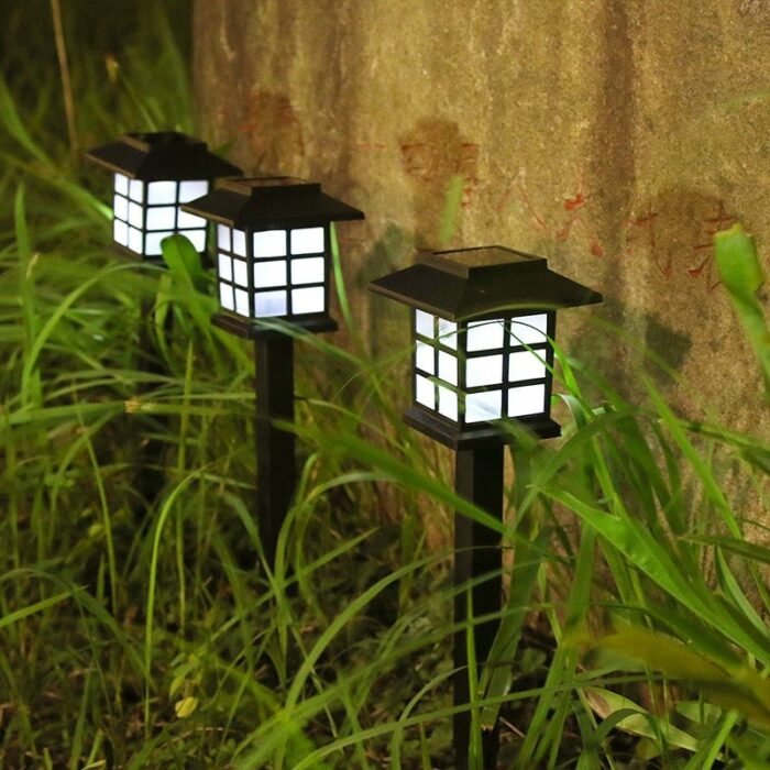 outdoor led solar lights waterproof lawn lamps image