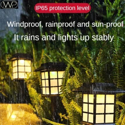 outdoor led solar lights waterproof lawn lamps image