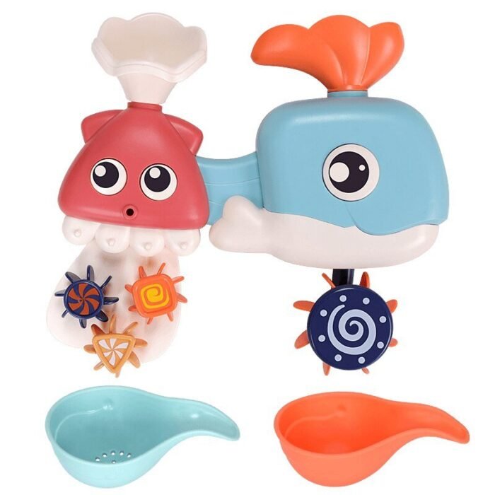 bath toy baby water game faucet shower rubber image