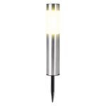 solar stainless steel garden path light solar garden image