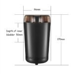 stainless steel nut electric coffee grinder image