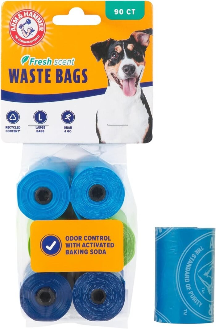 arm & hammer easy tear disposable waste bags image