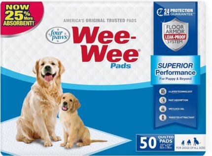 four paws wee wee superior performance pee pads image