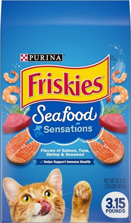 friskies cat food ocean fish flavor pack image