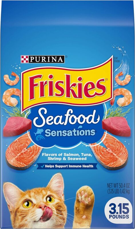 friskies cat food ocean fish flavor pack image
