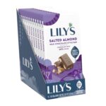 lilys salted almond milk chocolate style bars image