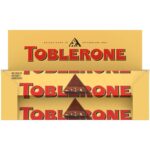 toblerone milk chocolate bar with honey and almond nougat 10 12.6 oz bars image