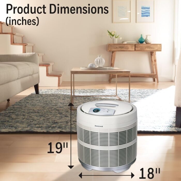 honeywell true hepa air purifier airborne allergen reducer for large rooms image