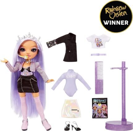 rainbow high royal k pop doll with outfits & accessories pack image