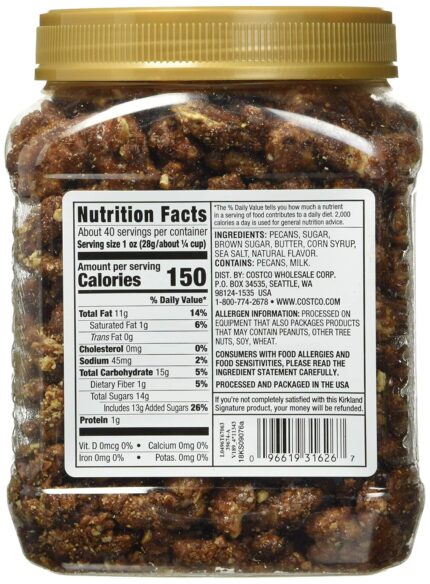 kirkland praline pecans