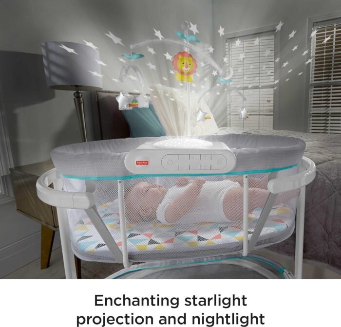 fisher price soothing motions bassinet windmill image