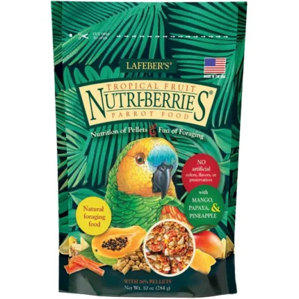 lafeber tropical fruit nutri berries parrot food image