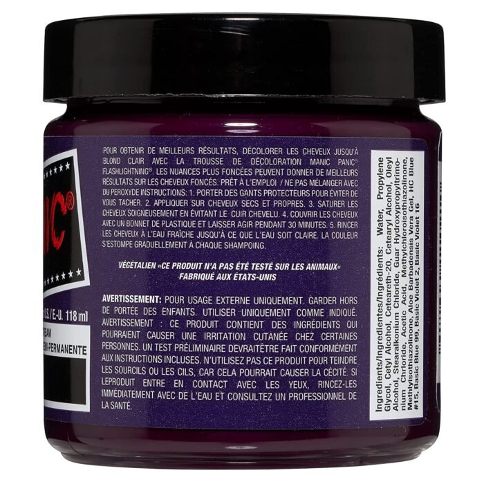 manic panic plum passion hair dye image