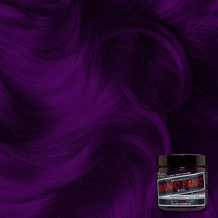 manic panic plum passion hair dye image