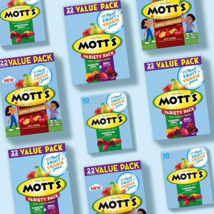 Mott's Fruit Flavored Snacks, Assorted Fruit, Pouches, 0.8 oz, 40 ct - Image 7