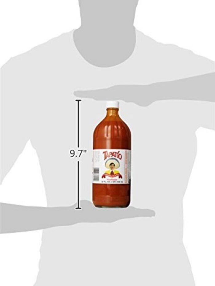 tapatio salsa picante hot sauce bottle size details image