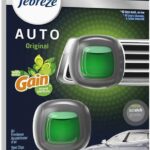 Febreze Car Air Freshener Gain Scent, 80 Days 2 Clips