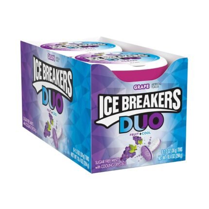 Ice Breakers Duo Fruit, Sugar-Free Mints, 10.4 Oz, 8 Ct