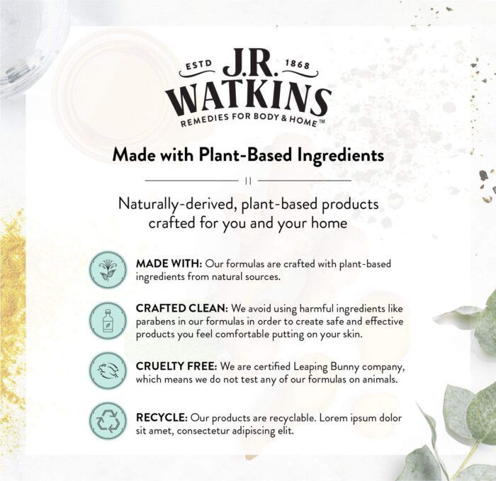 J.R. Watkins Lemon Cream Hand Cream, 3.3 Oz - Image 6