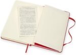 moleskine hard cover large scarlet red 104 pages art sketchbook image