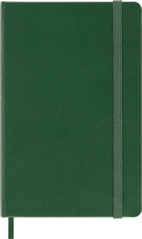 moleskine notebook pocket myrtle green hard cover image