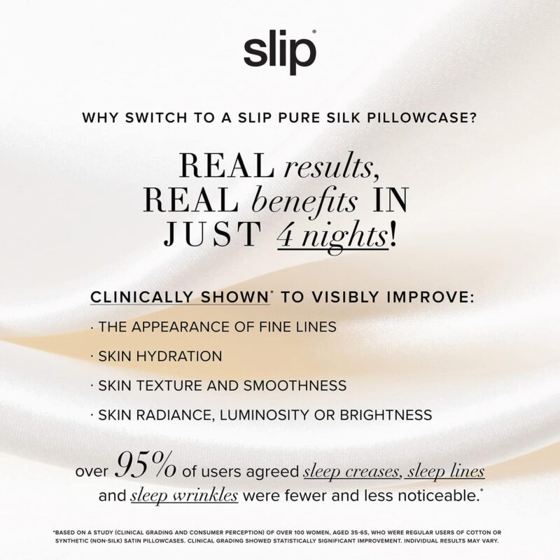 slip queen silk pillow image