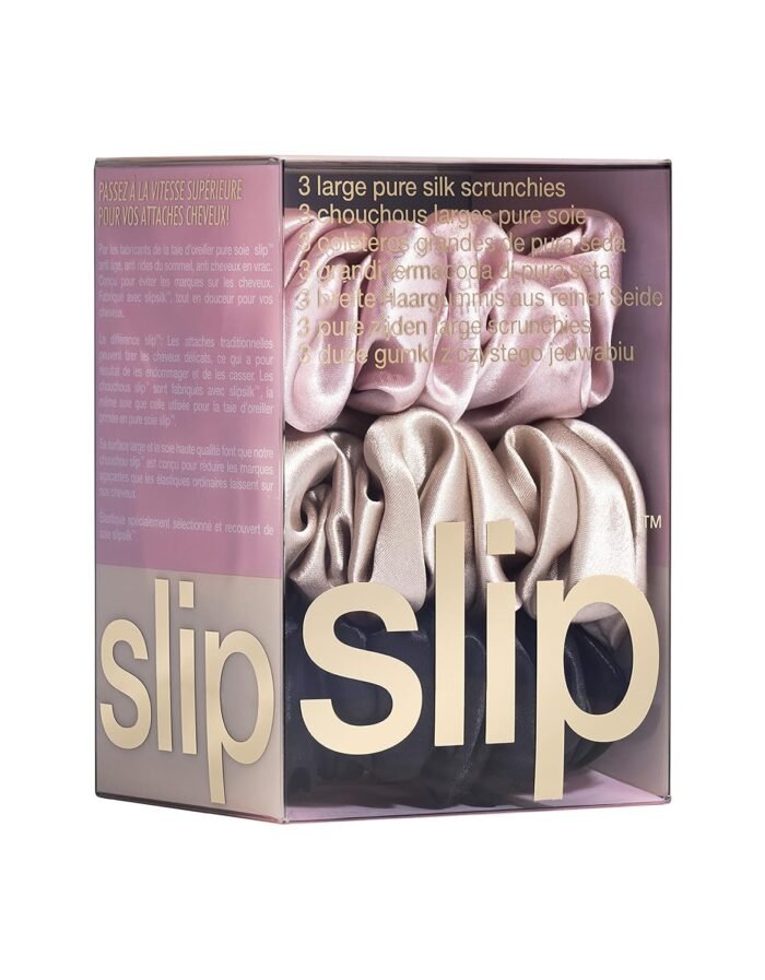 slip silk large scrunchies set image