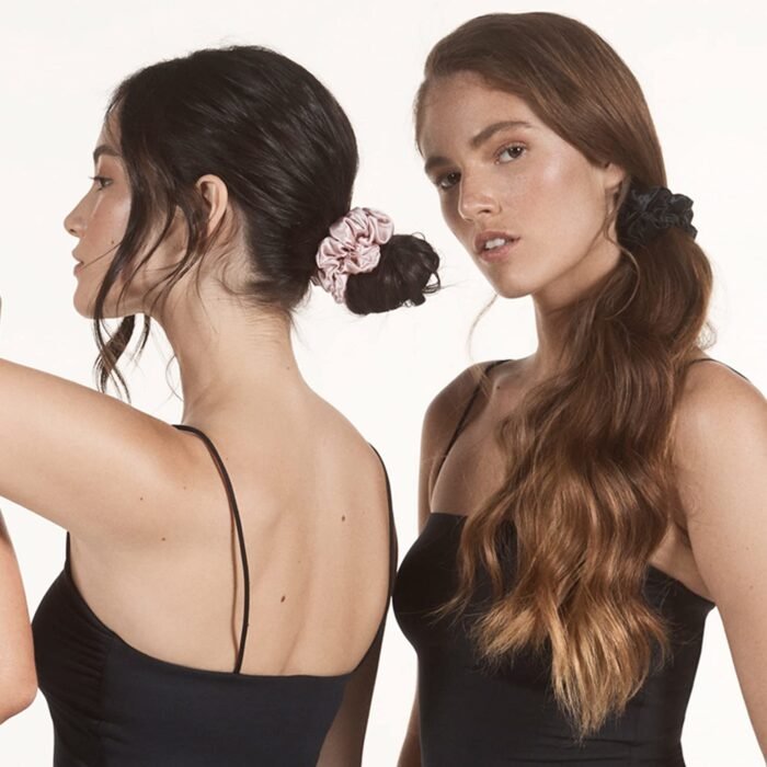 slip silk large scrunchies set image
