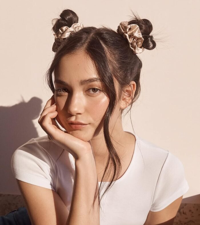 slip silk large scrunchies set image