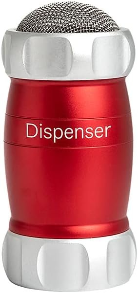 marcato atlas flour duster dispenser shaker red 5 x 2.5 in image