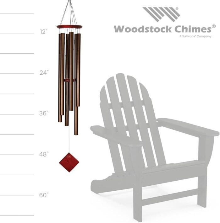 woodstock encore collection bronze chimes of neptune windchime image