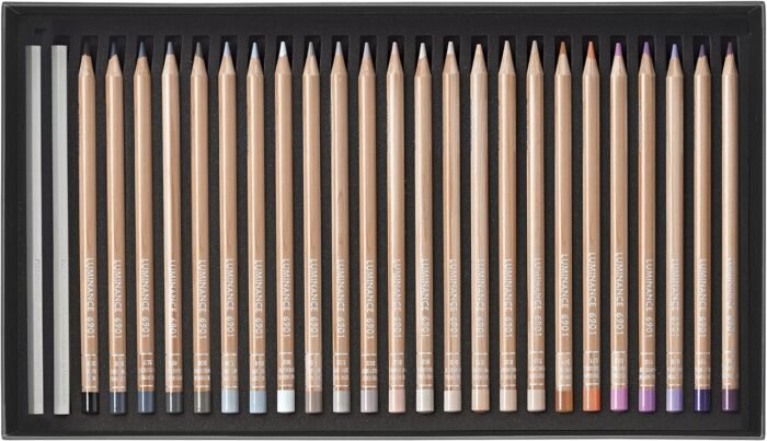 caran d ache luminace 6901 colored pencil set 76 art image