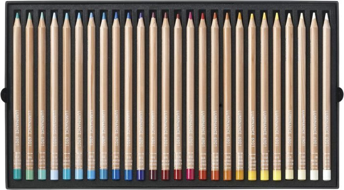 caran d ache luminace 6901 colored pencil set 76 art image