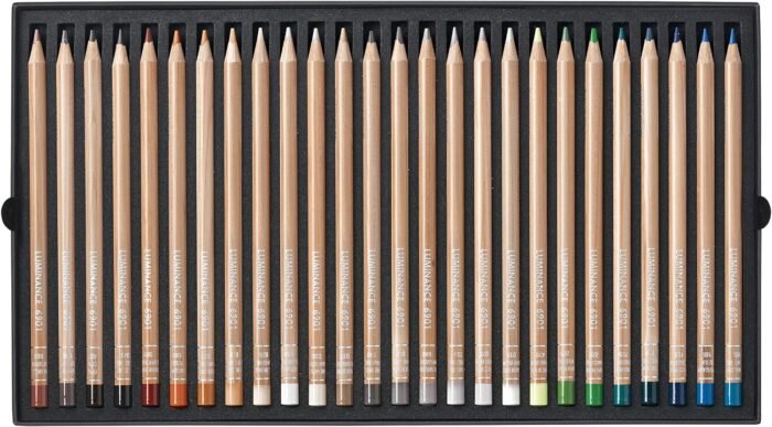 caran d ache luminace 6901 colored pencil set 76 art image