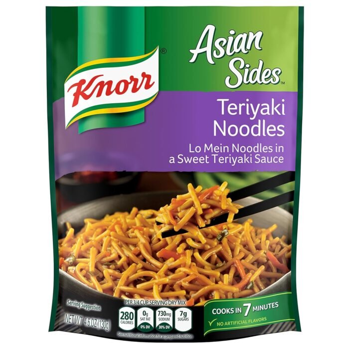 knorr asian sides teriyaki noodles 4.6 oz image