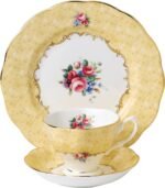 royal albert 100 years 1990 3 piece set bouquet image