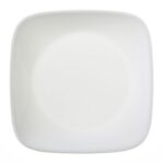 corelle square pure white 6-1 2 plate