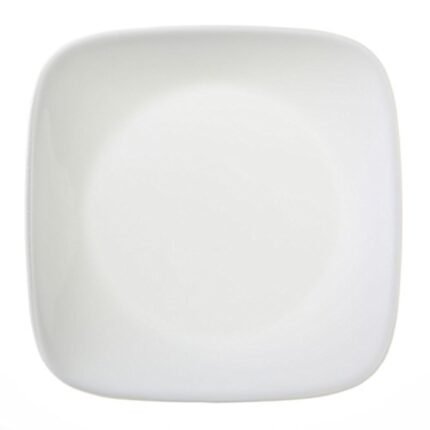 corelle square pure white 6-1 2 plate