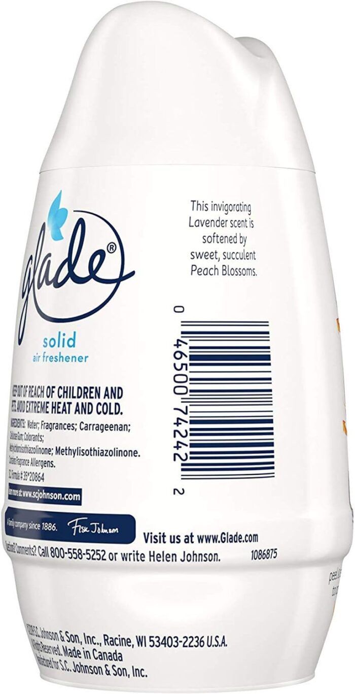 glade air freshener solid lavender & peach blossom image